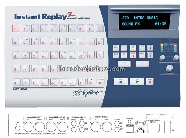 360 Systems DR600 硬盤錄音機(jī)，即時播放硬盤錄音機(jī)