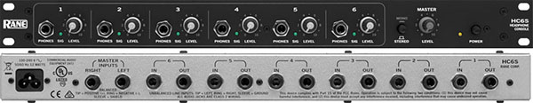 Rane HC6S 6通道耳機(jī)放大器